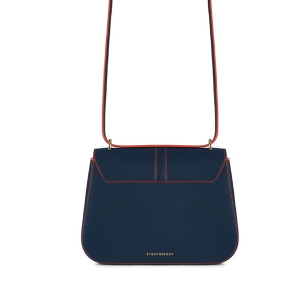 Strathberry navy red trim bag - Picture 4 of 8